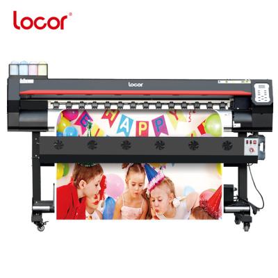 China Sublimation Dye Factory 1.6/1.8M DX5 XP600 Indoor Outdoor Printhead Locor Advertising Large Format Indoor/Outdoor Inkjet Printer for sale