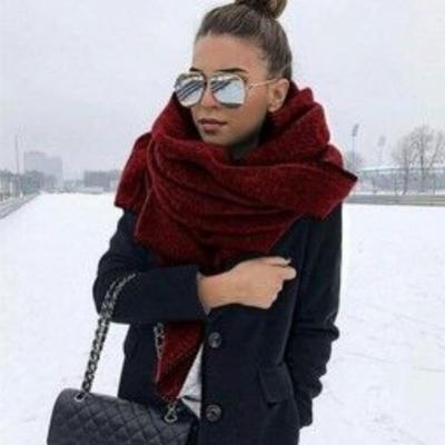 China Simply do winter scarf factory wholesale men and women unsex polyester fleece scarf for sale