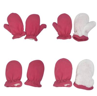 China Factory 9 Colors of Comfort in the Amazon Kids Warm Mittens Sales Children Gloves Fur Mitten Baby Kid Children Running Warm Mittens for sale