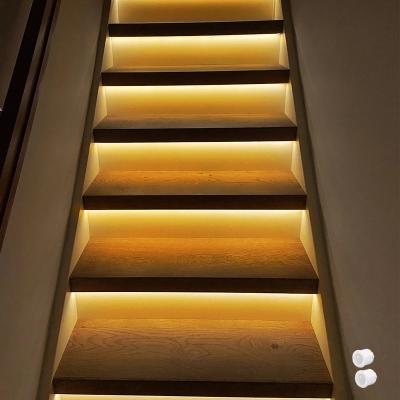 China Modern Warm White Plug and Play 14-16 Steps 0.5M Stair Strip Light Motion Sensor 14-16 Warm White Light 0.5M Stairs Strip Light for sale