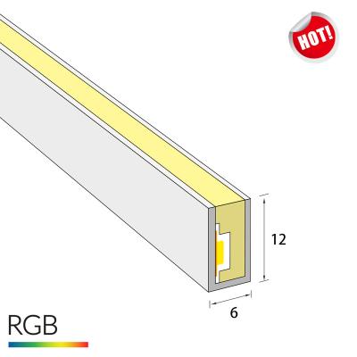 China Hotel 6x12mm RGB Side View Cable LED Neon for sale