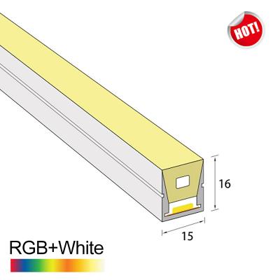 China Hotel 15x16mm RGBW Neon Top View LED Cable for sale