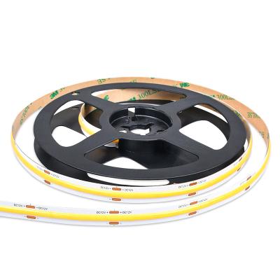 China Residential 2200-6500K DC24V COB Led Strip 240LED/M 6W 8mm FPC Led Strip COB for sale