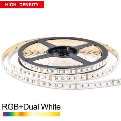 China Hotel DC24V 5 in 1 96leds/m 5050 RGB+CCT LED Strip for sale