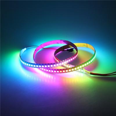 China Programmable PC 3.2ft WS2812B Strip 144 Pixel Digital RGB LED Light Individually Accessible High Density Dreamy Color LED Pixels for sale