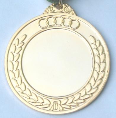 China Blank gold plating medal for sale