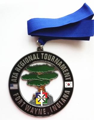 China ATA REGIONAL tournament zinc alloy metal medal for sale