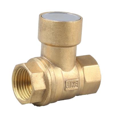 China General High Pressure Brass Ball Valve Lockable Non Return Female Thread for sale