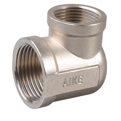 China 90 DEGREE ELBOW REDUCER EQUAL 545 FEMALE ELBOW BRASS PIPE FITTING for sale