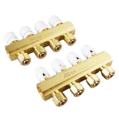 China KF-LB2 modern brass various water temperature control distribution parts aike mix manufacture of floor heating KF-LB2 for sale