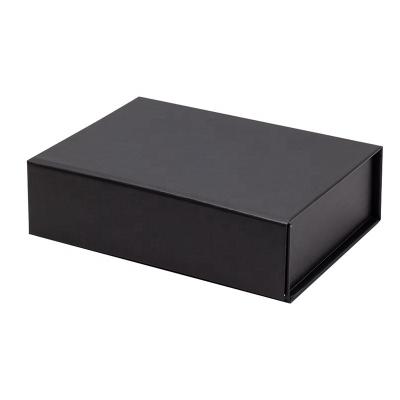 China Custom Shallow Packaging Materials Recycled A6 Rigid Gift Box Packing Printed Logo With Magnetic Gift Box for sale