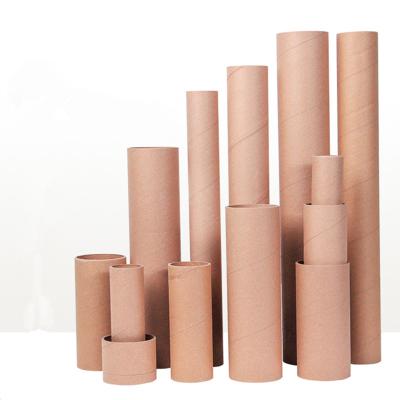 China 2022 Materials Factory Directly Manufacturing Recycled Kraft Paper Rigid Tube And Custom Made Any Size For Gift Products Packaging for sale