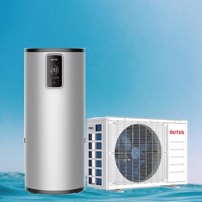 China ASbC10R1L/150E Home Split R134A Enamel Water Tank Outdoor Heat Pump for sale