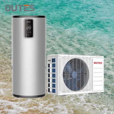 China ASbC10R1L/150E Outdoor Split R134A Domestic Water Heaters Heat Pump for sale