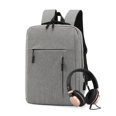 China 2021 Waterproof Custom Logo Men's Casual Minimalist Laptop Backpack Shoulder Travel Bag With Usb for sale