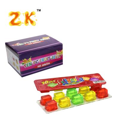 China Normal jelly cube, mini 10 in 1 fruit jelly for sale