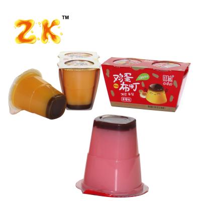 China Natural Pudding Fruit Flavor Pudding Mix Cup Large Pudding for sale