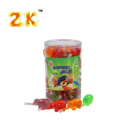 China Normal Assorted Animal Shape Fruit Jelly In Jar for sale