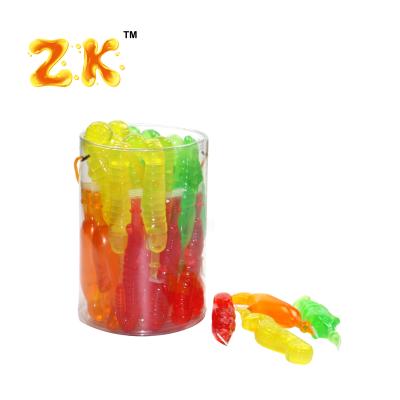 China Natural Sea Animal Shape Fruit Jelly Juice Drink In Plastic Jar for sale