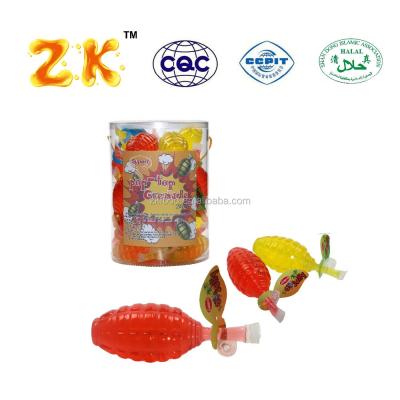 China Normal multicolored weapon in the form of assorted fruit jelly drink for sale