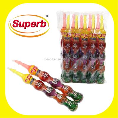 China Natural HALAL Delicious Collagen Collagen Fruit Stick Fruit Jelly Stick Plastic Jelly Stick for sale