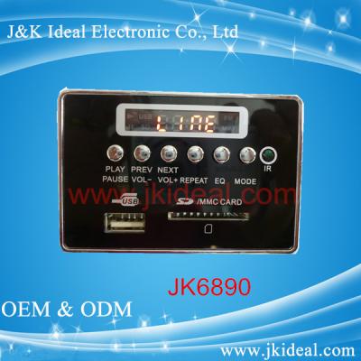 China JK6890 board multifunctional usb 5v fm sd mp3/mp4 player decoder module for sale