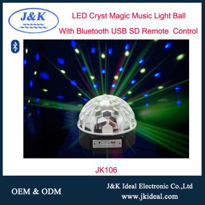 China JK106 Blue Tooth Mini Mini MP3 USB SD Disco Light Speaker for sale