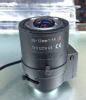 China 2.8-12mm Automatic aperture zoom lens for sale