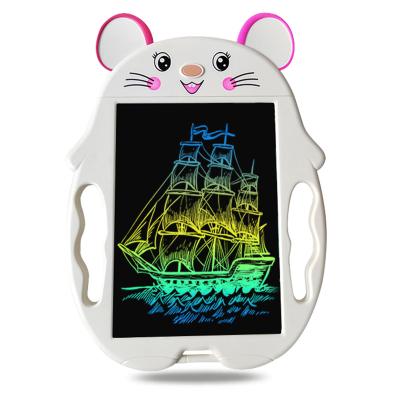 China Writing Pads Cartoon Mouse Writing Board Color LCD Children's Study Board Painting Drawing Graffiti 9 Inch Writing Board for sale