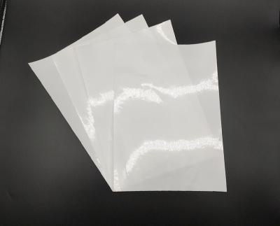 China Factory Wholesale Waterproof PP White Glossy Hot Melt Adhesive Sticker 60g White Coating Sticker Label for sale