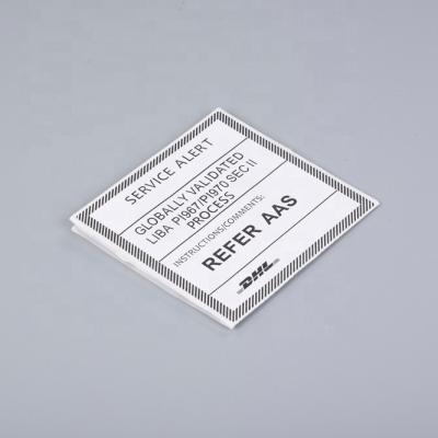 China 62g / 70g custom waterproof china stickers packaging waterproof sticker labels for shipping for sale