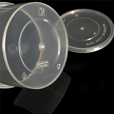 China Microwavable pp plastic food plastic take away container disposable microwavable bowl container 4oz for sale