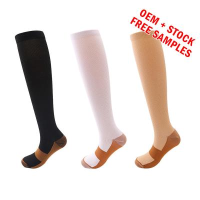 China 2022 Zhuji Medical Classic Copper Breathable Therapy Antibacterial Seamless Socks Hot Sale for sale