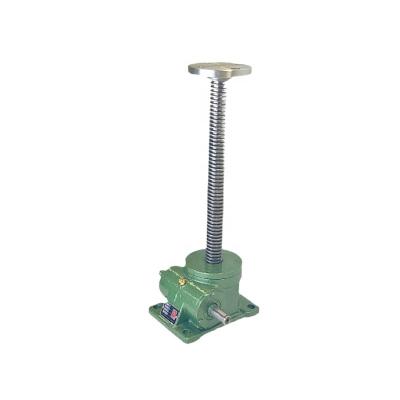 China Factory SWL2.5T worm gear screw jack screw hand wheel lifter 25kN electric speed reducer for sale