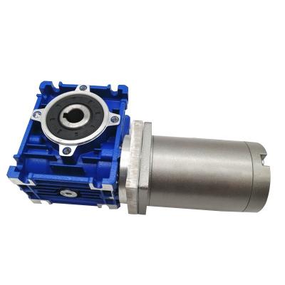 China Hotels NMRV 40 dc reduction motor worm gear box, small worm gear box, 12v 24v electric dc worm gear motor for sale