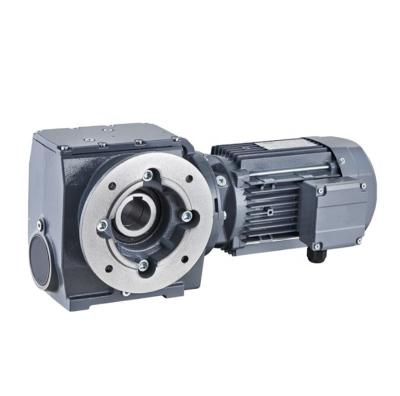 China Hotels S37 47 67 77 series gear motor helical bevel reducer yeduc with 1.5KW 3kw 4kw 5.5kw 7.5kw 11kw 15kw for sale