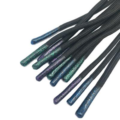 China Widely Use Sustainable Machine Drawstring Hoodie Cord Black Braided Cord for sale