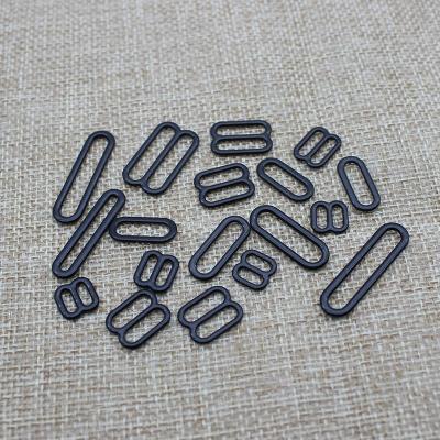 China High Quality Anti Rust Anti Rust Nylon Coated Metal Ring Slides Bra Adjusters Bra Adjusting Hooks for sale