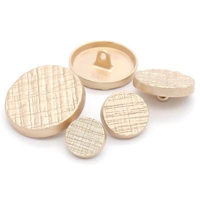 China Factory wholesale LEAD FREE ready to ship clothes buttons gold metal buttons for coats for sale