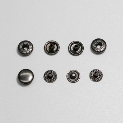 China Viable High Quality Snap Fastener Push Buttons 4 In 1 Single Flat Snap Button for sale