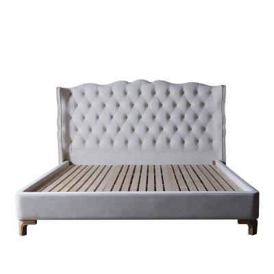 China Other European high-quality, lightweight, luxurious, modern and minimalist fabric bed, bedroom furniture, double bed, 1.8m soft bed for sale