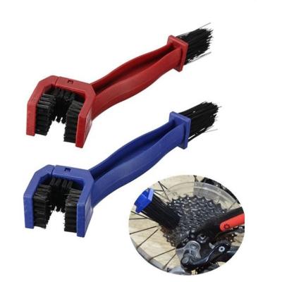 China Hot Sale Cheap Convenient Plastic Chain Brush Wholesale Light Weight Bicycle Chain Tool Cleaning for sale