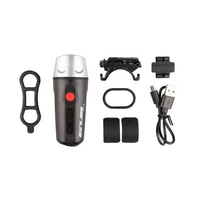 China Waterproof 300 Lumens Warning Light Bicycle Front Fill Light Tail Light USB Waterproof Set for sale