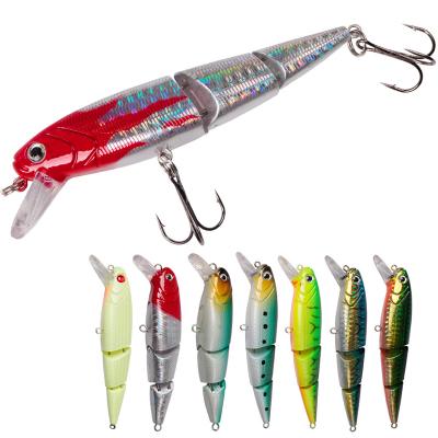 China ABS Bait Rock Chubby Long Shot Sea Fishing Hard Plastic Floating Fish Shaped Alice-lipbait Bait for sale