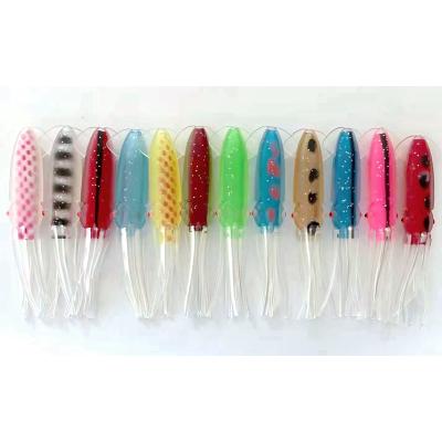 China Various OEM Customized Artificial Soft Plastic Squid Fishing Lure Various Baits / Customize for sale