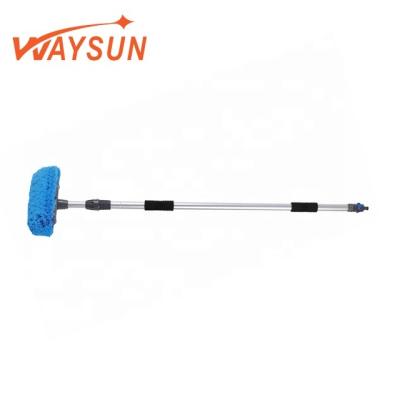 China Soft Bristle Car Wash Brush With Long Handle Microfiber Car Wash Soft Auto Cleaning Brush High Quality Dust Brush With Long Handle for sale