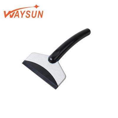 China Durable Stainless Steel Shovel For Winter Work Mini Car Snow Devil Handle Mold Hand Ice Defroster Scraper for sale