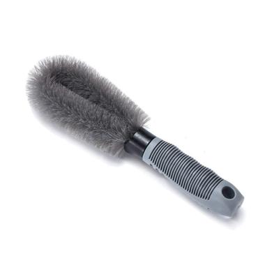 China 2022 Eco-friendly Hot Selling Car Detailing Brush Rim And Engine Brush Tire Wheel Dust Wash Brush for sale