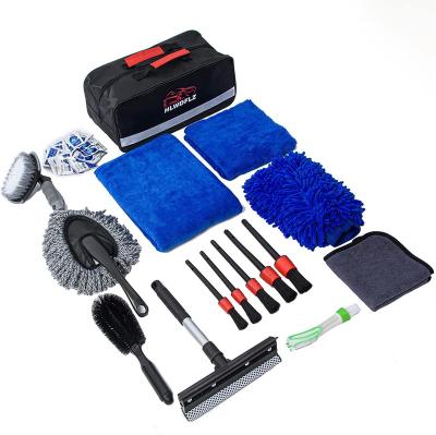 China Car Wash Detailing Detailing Kit Car Cleaning Kit Car Cleaner Microfiber Towel Applicator Pad Brush Microfiber for sale