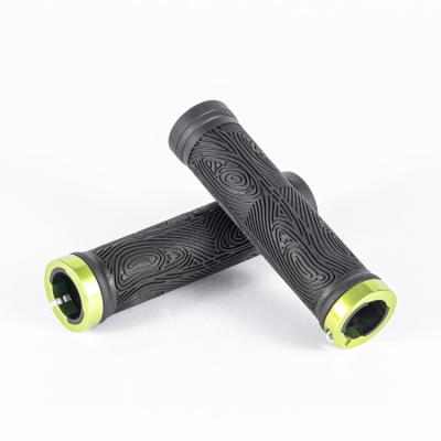 China Economical TPR+PP Mountain Bike Bicycle Kids Bikes Double Locking Recycling Handlebar Grips for sale